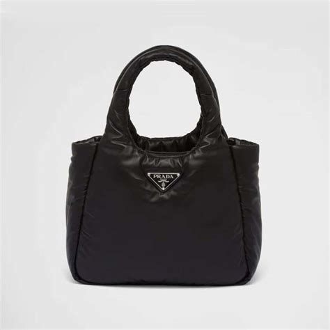 PRADA Nappa Soft Padded Medium Double Handled Shoulder 